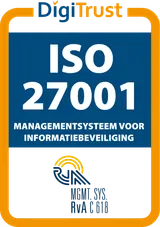 Logo keurmerk ISO 27001