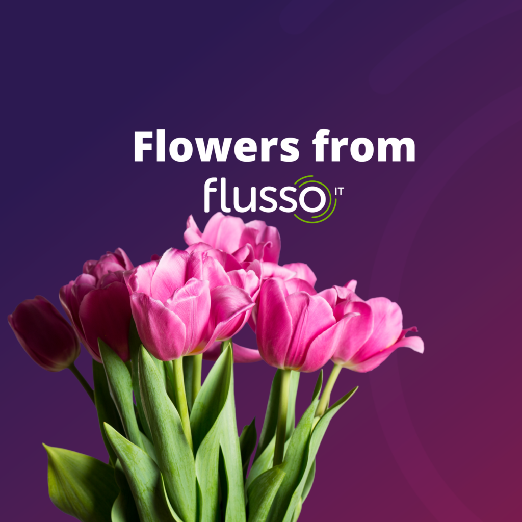flowercard achtergrond